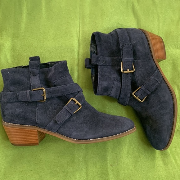 Cole Haan Blue Suede Boots!!! - Picture 2 of 8